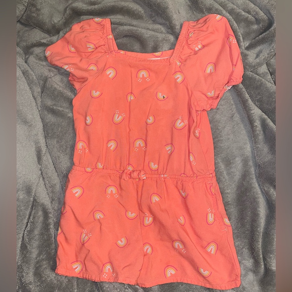 -kids 4t rainbow romper